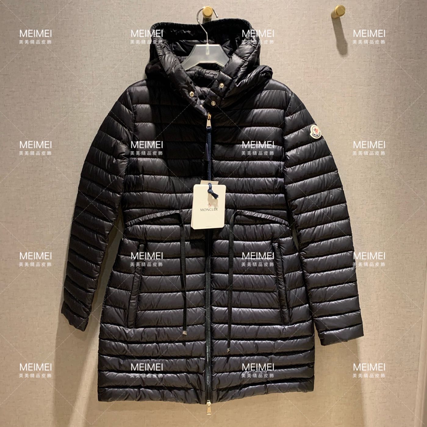 30年老店預購Moncler Longue saison 羽絨外套長版黑色女款1 2 3 號