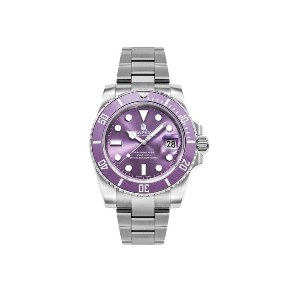 希望商店】 A BATHING APE BAPE BAPEX TYPE 1 21AW 紫水鬼陶瓷圈機械腕