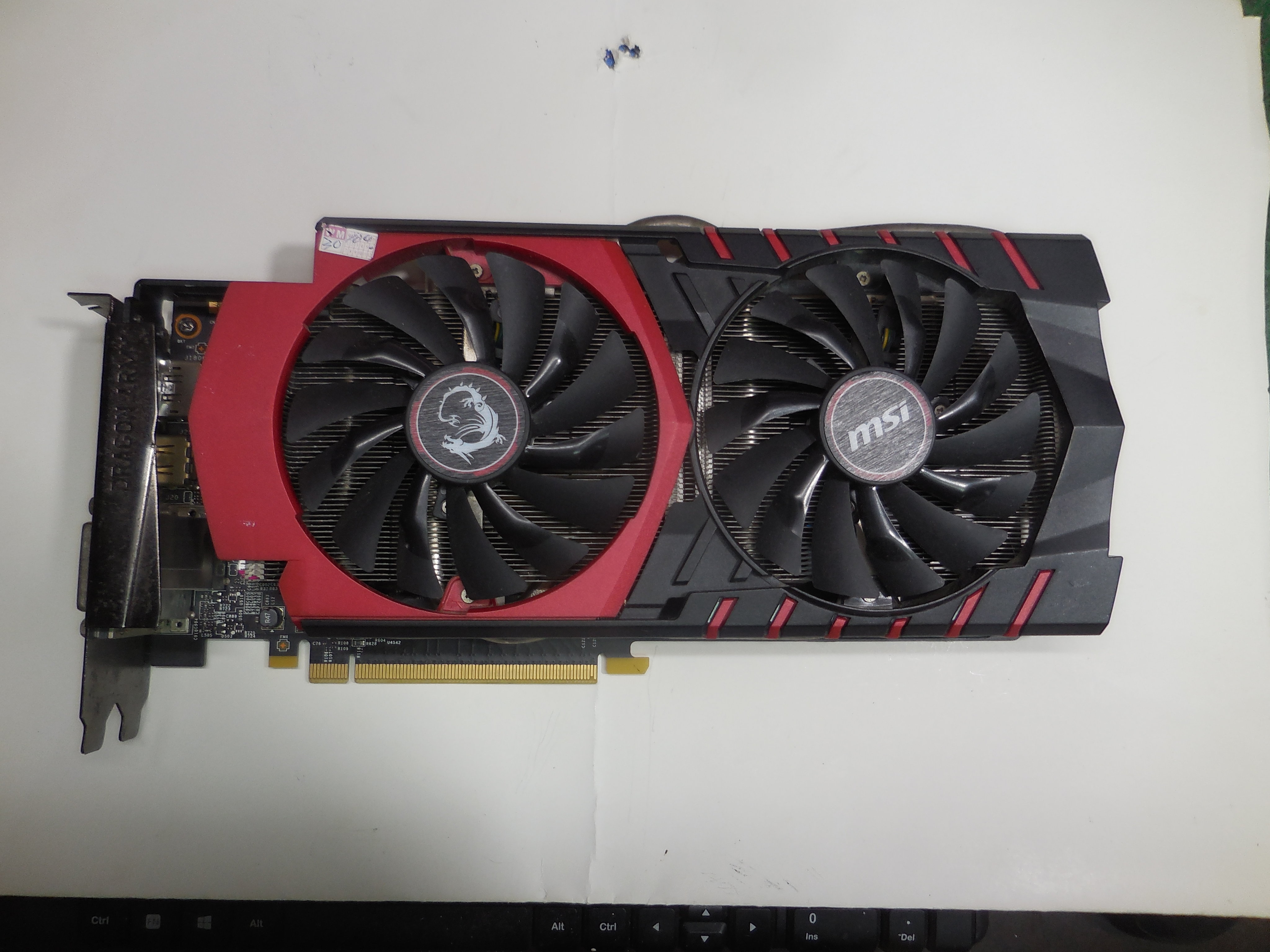 MSI GTX970 GAMING 4GD5 顯示卡 需外接6PIN+8PIN電源 功能正常