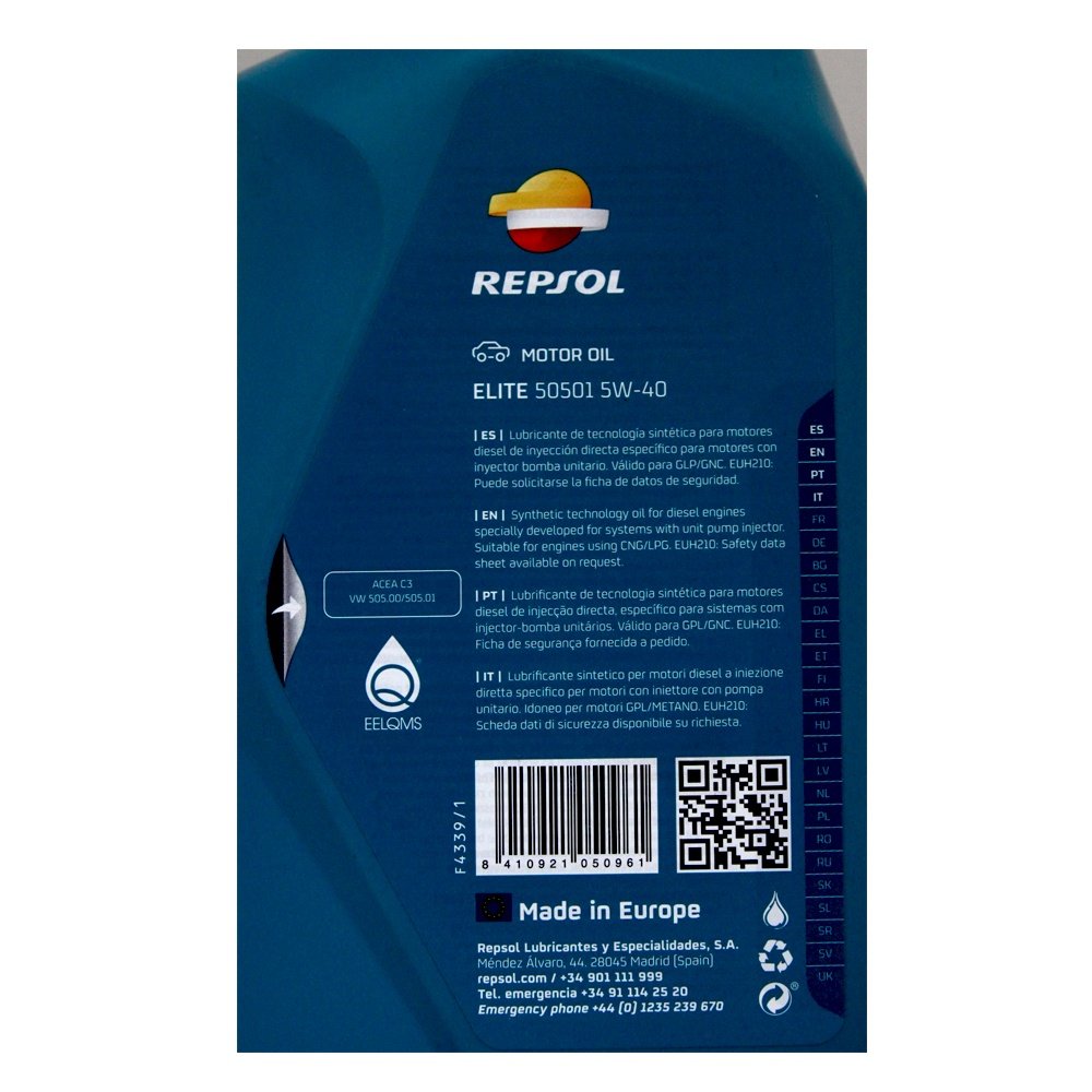 Repsol Elite 50501 5W40