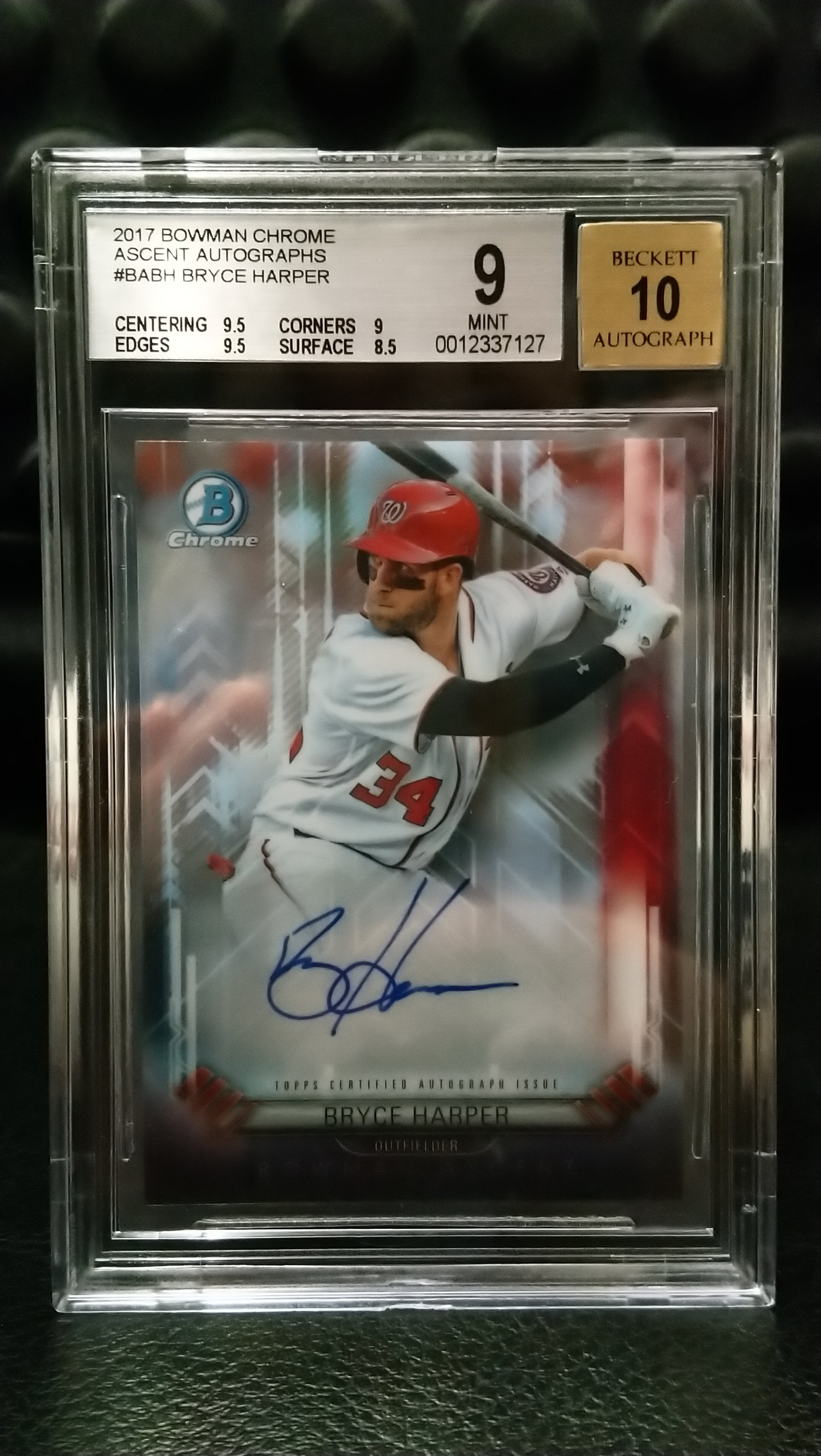 海外最新 【49枚限定】Topps Harper Bryce Now Bryce Harper Auto Auto