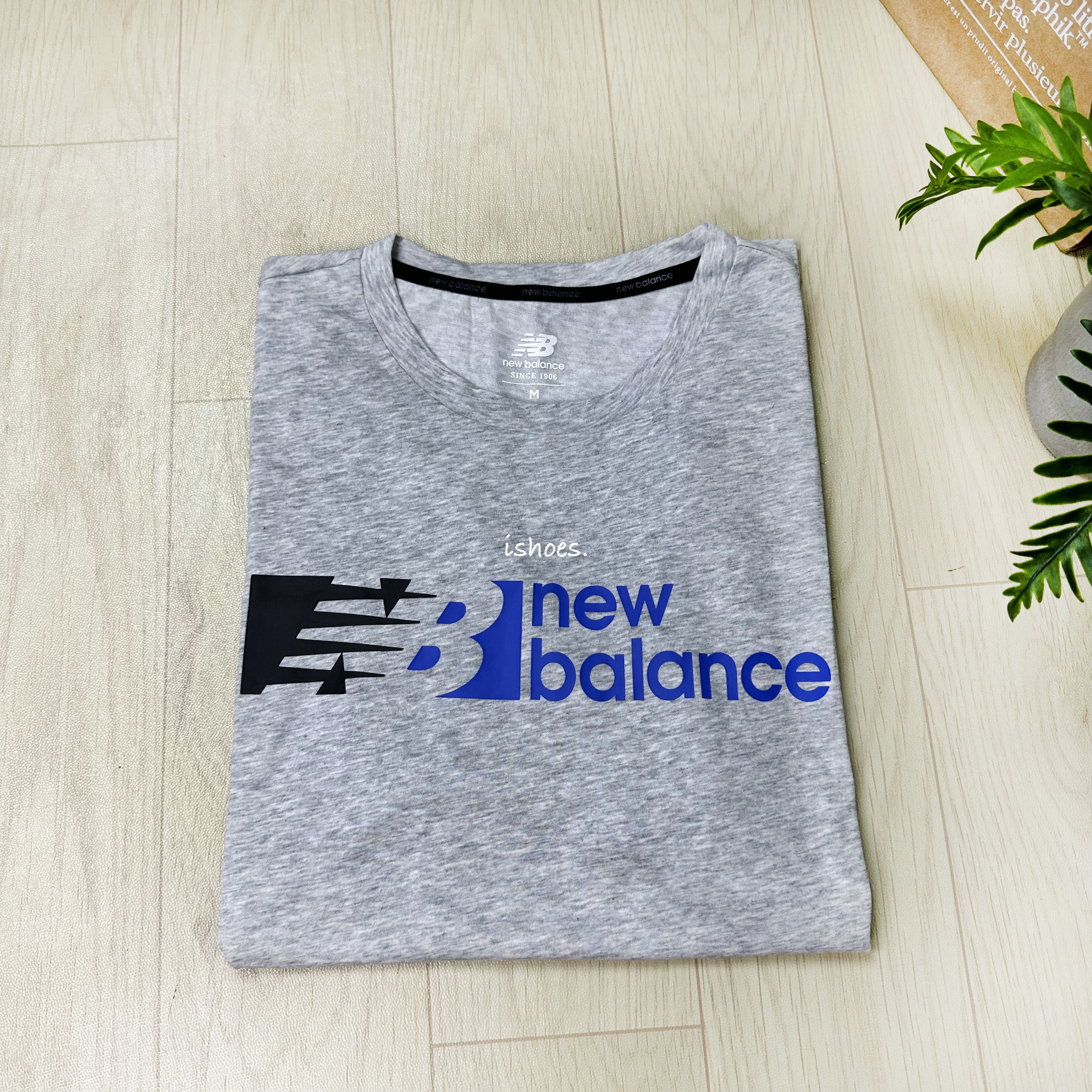 現貨iShoes正品New Balance 男款短袖上衣短T T恤NB 上著衣服