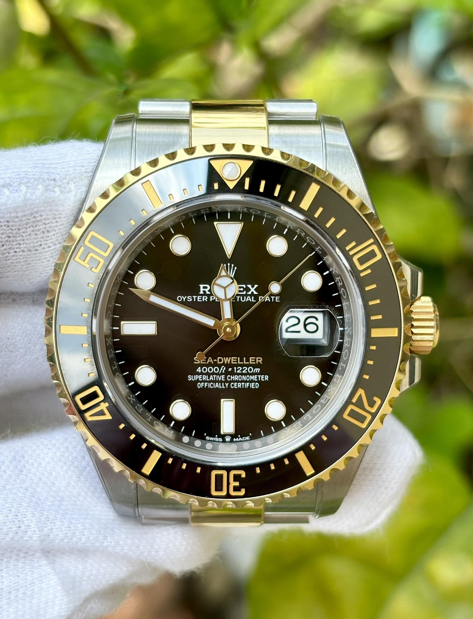 勞力士 ROLEX 型號126603 半金海使  錶徑43mm 3235機芯 2020年 國外AD