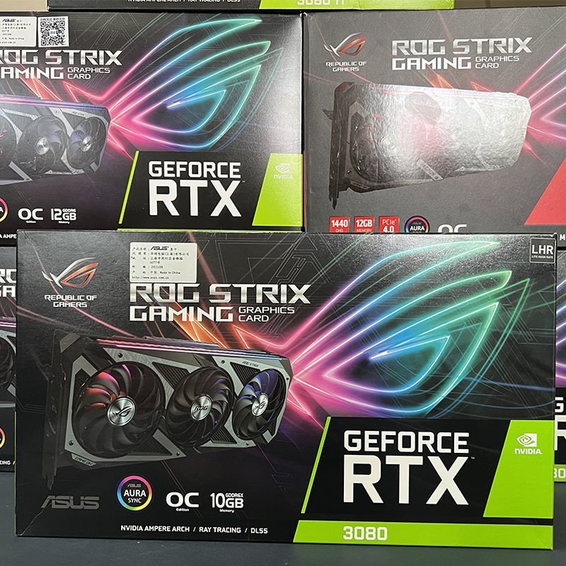 【促銷】華碩ROG 3050/3060TI/TUF 6900XT猛禽奢華甜點電腦電競游戲顯卡顯卡