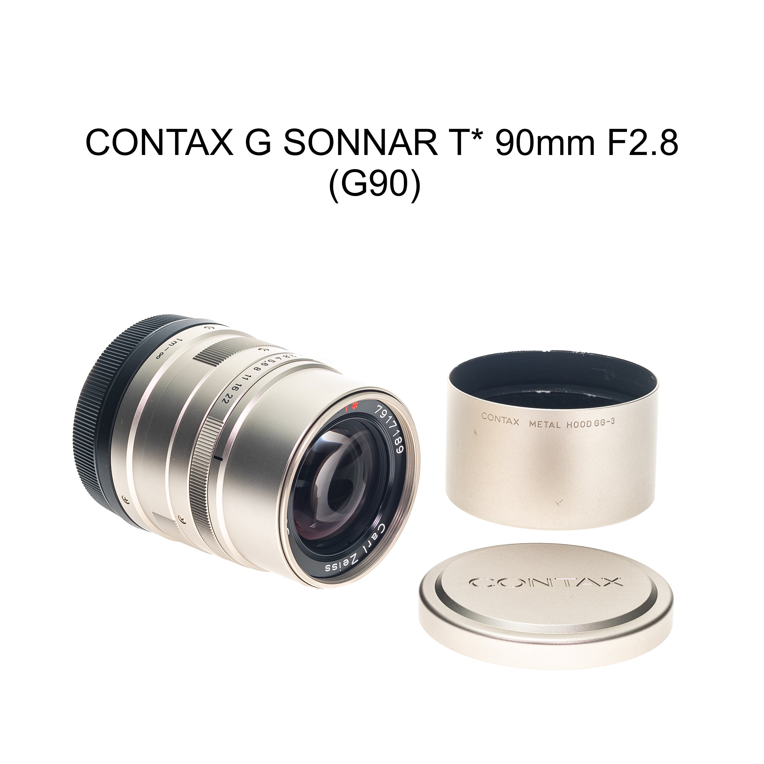 CONTAX Carl Zeiss Sonnar T* 90mm F2.8 G用-