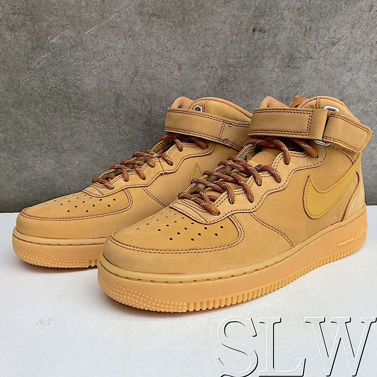 SLW 』DJ9158-200 男NIKE AIR FORCE 1 MID 07 WB 駝色中筒運動休閒24