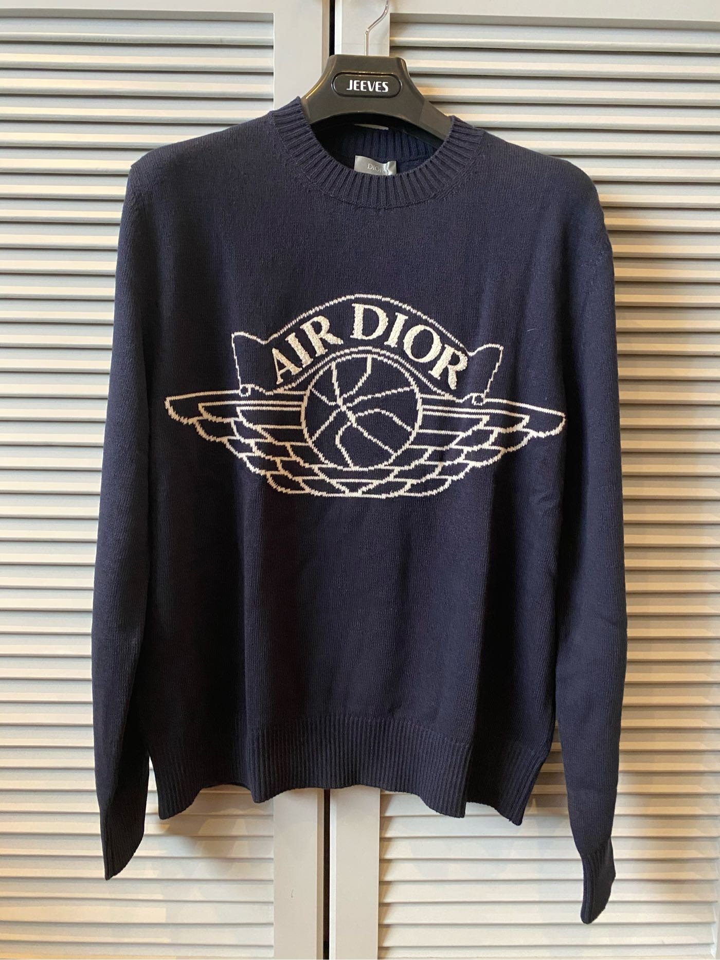 クリスマスツリー特価！ Air Dior Jordan 長袖シャツ 39サイズ 白 新品