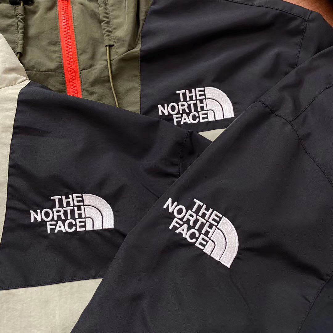 美國the north face new mountain jacket 行爬山潮牌韓國版半拉鍊黑米