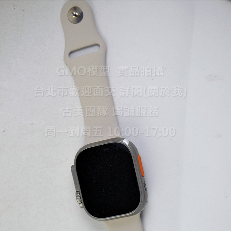 GMO模型精仿塑膠Apple Watch Ultra 49mm蘋果終極運動手錶49mm錶面+錶帶Dummy道具交差拍片拍