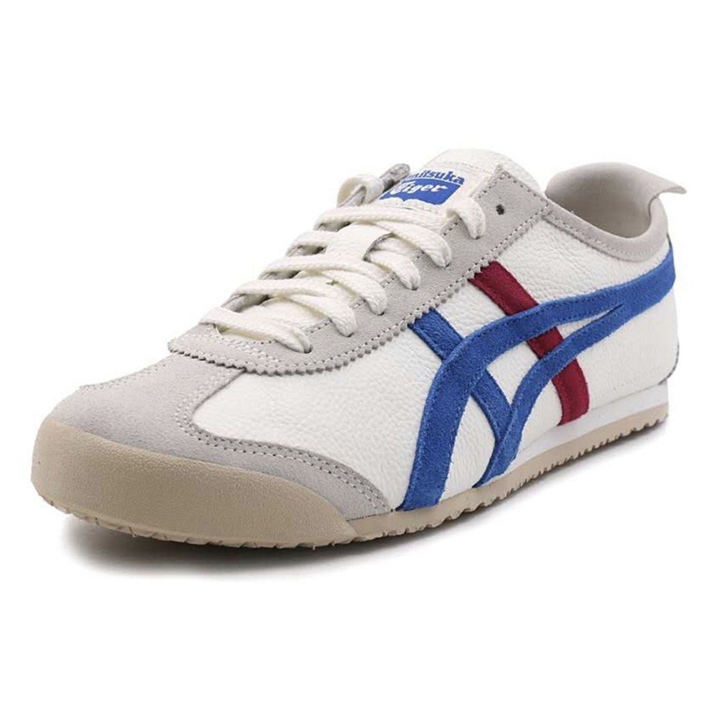 正品】Asics Onitsuka Tiger Mexico 66 白藍紅慢跑男女1183B391-100潮