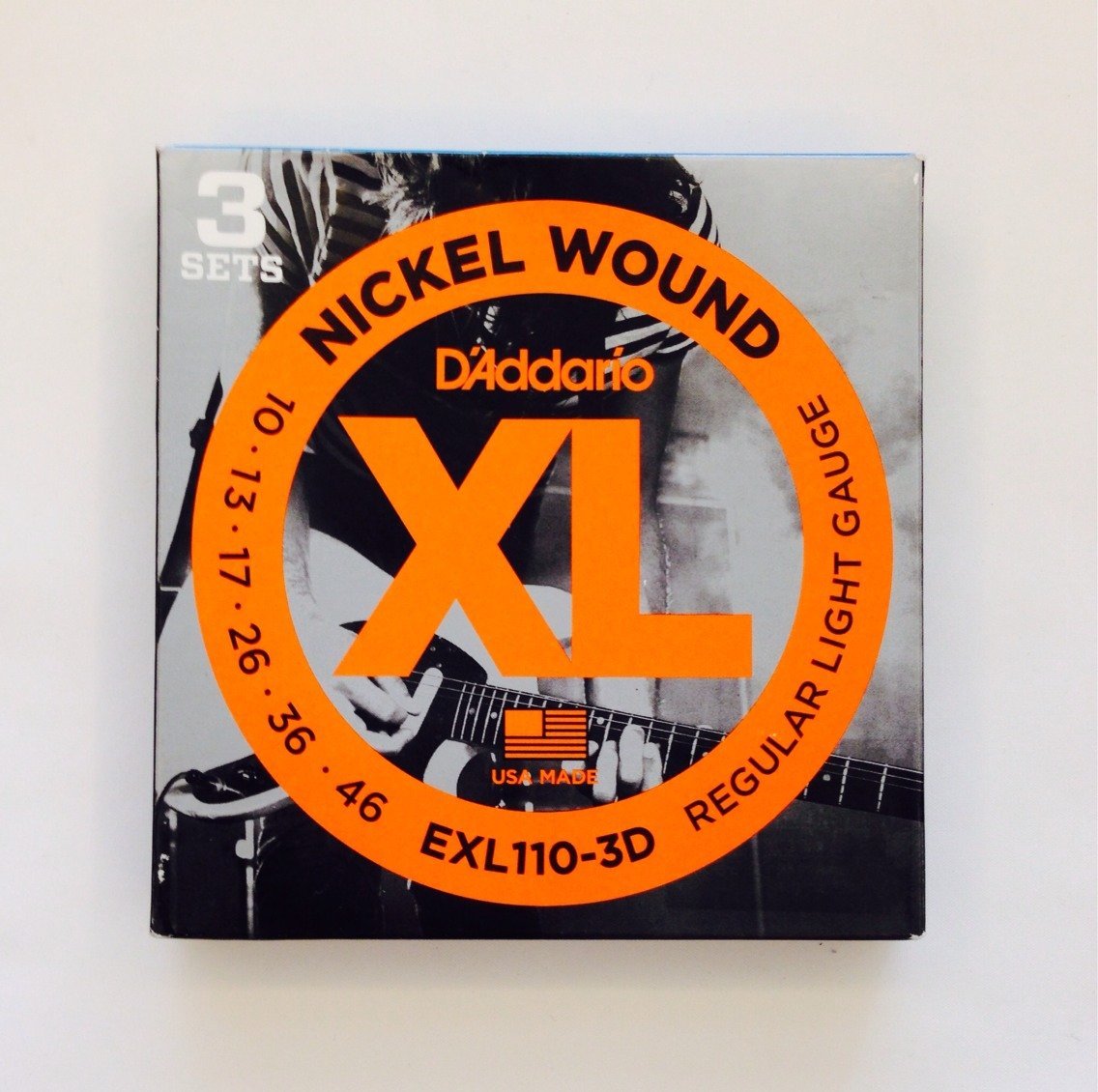 立昇樂器D'Addario EXL110-3D 電吉他弦1組3套(10-46) Daddario 美國製