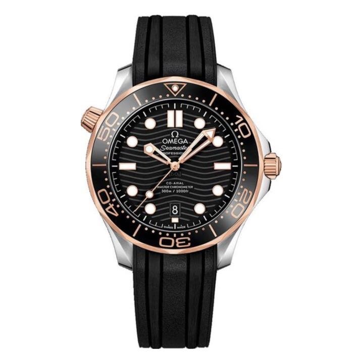 【玩錶交流】全新品 OMEGA Seamaster 玫瑰金大海馬 8800同軸擒縱 21022422001002