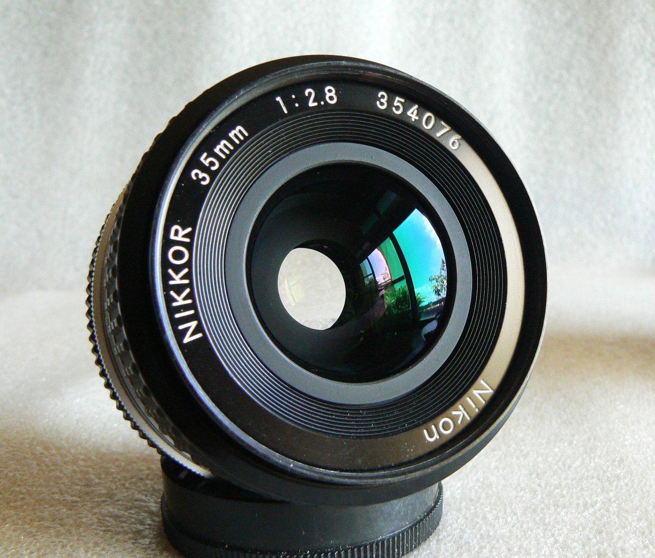 【悠悠山河】完美近新品 全鏡片清明透亮 Nikon Nikkor 35mm F2.8 AI 最佳光學玻璃 成像銳利