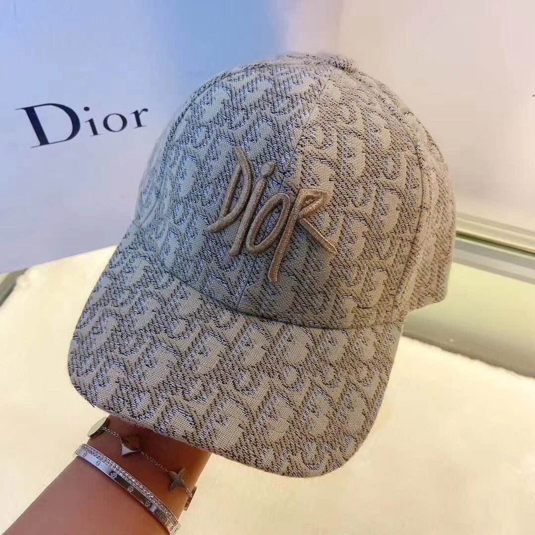 熱賣精選】DIOR 帽子子女棒球帽子遮陽街頭休閑字母提花男生鴨舌帽子