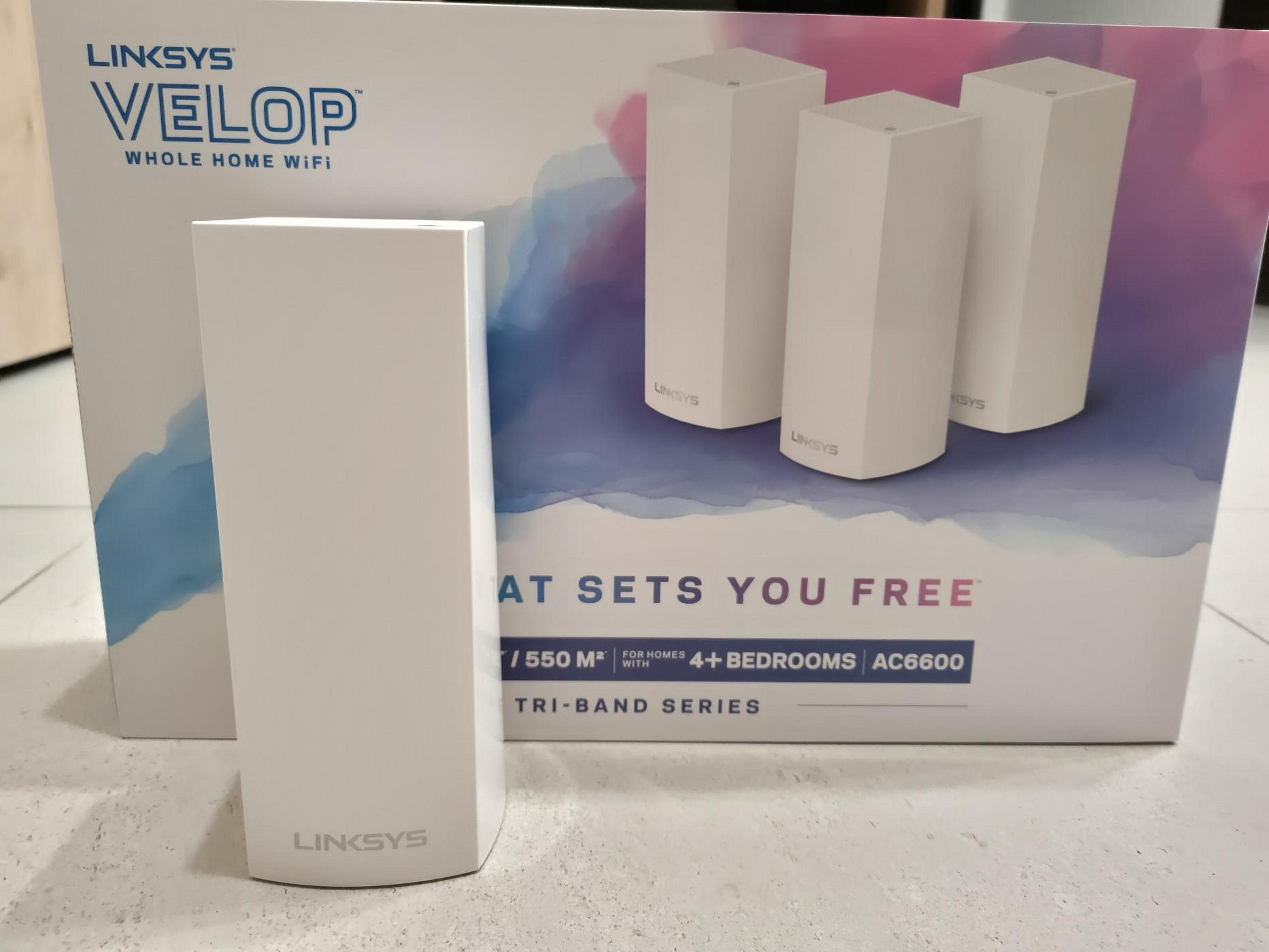 Linksys Velop AC2200 × 3 (AC6600) 可分售