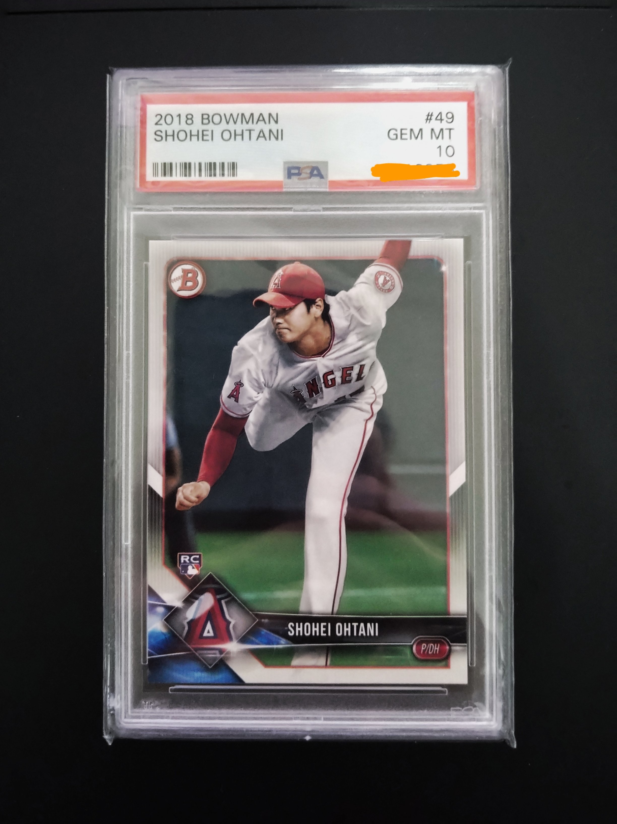 PSA１０] ２０１８/大谷翔平/Topps BOWMAN/ ルーキーカード 鑑定済