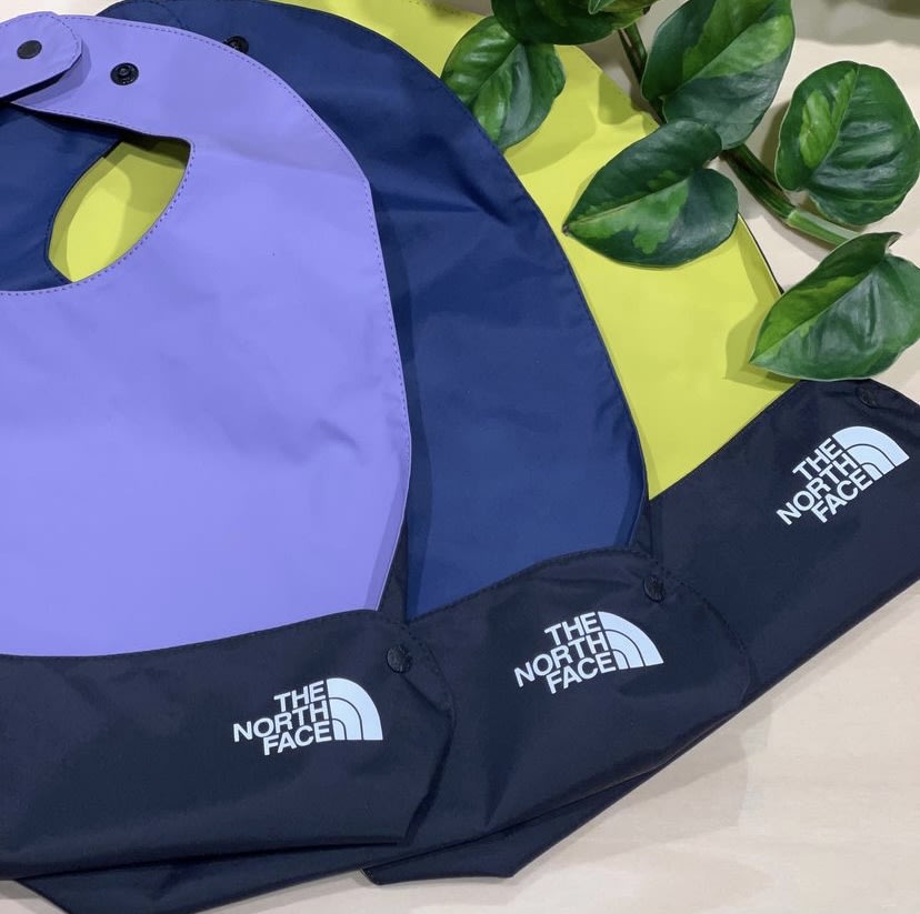 全新現貨THE NORTH FACE TNF BABY COMPACT YUMMY BIB 日版北臉嬰兒飯兜