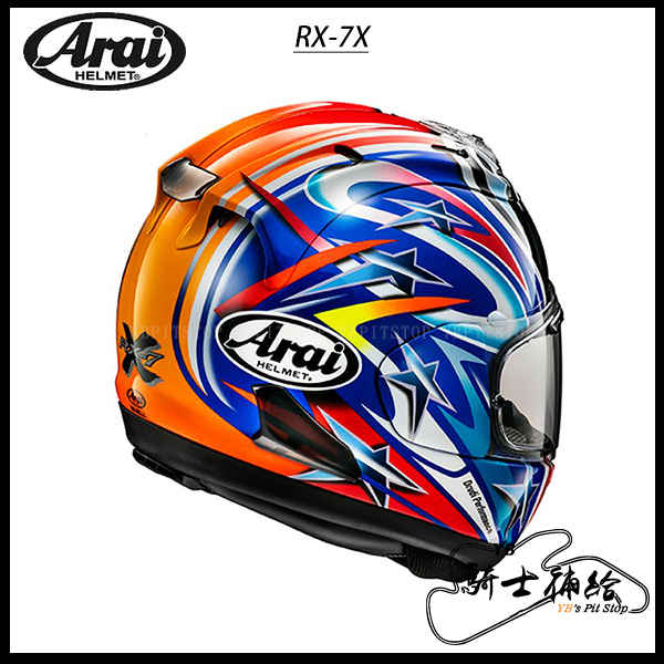 ⚠YB騎士補給⚠ ARAI RX-7X NAKANO RED 2003 紅 限量版 中野真矢 RX7X SNELL