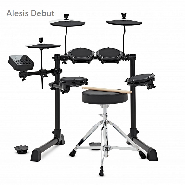 [魔立樂器] Alesis Debut Kit超值兒童電子鼓 橫掃美.日.歐銷售冠軍的電子鼓品牌 網面鼓皮 贈鼓椅