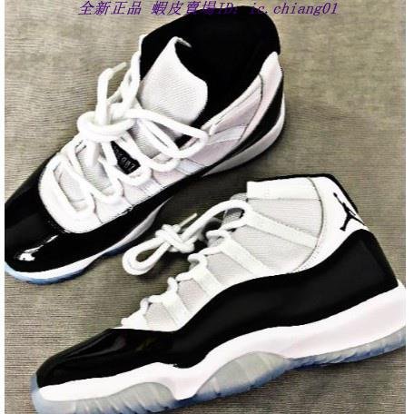 全新正品 AIR JORDAN 11 RETRO LOW CONCORD AJ11 低筒 白黑 康扣528895153