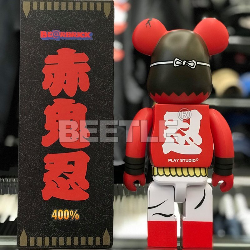 BEETLE BE@RBRICK 1/6 赤鬼忍AKAONI SHINOBU 庫柏力克熊赤鬼忍紅鬼忍