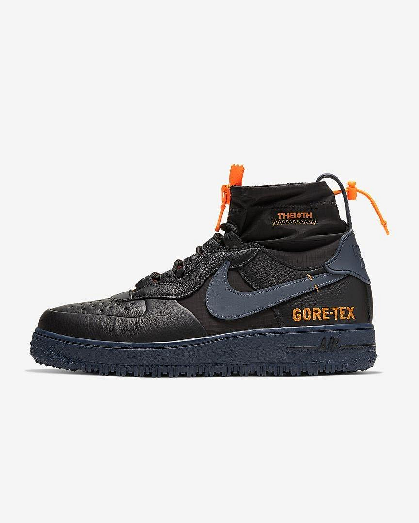 NIKE Air Force 1 WTR Gore-Tex CQ7211-001 黑深藍 防水