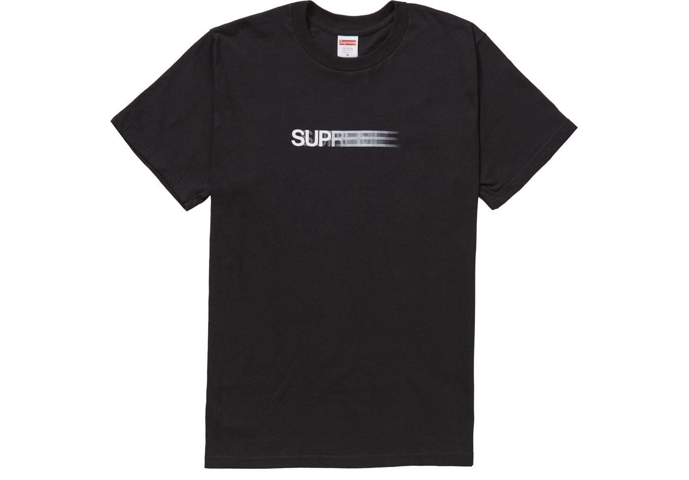 全新真品現貨在台supreme motion logo tee ss23 black 黑色白logo 幻影