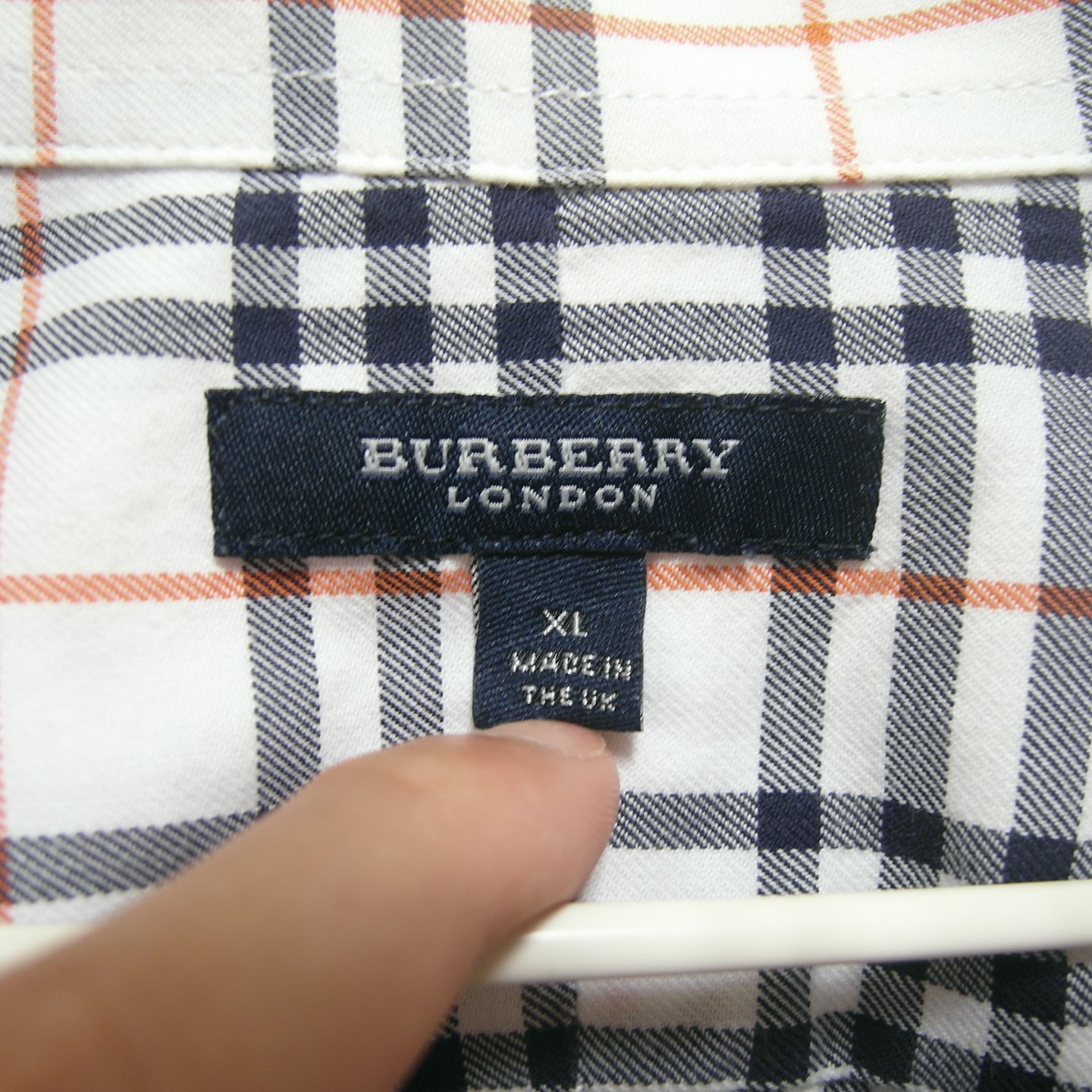 Burberry 襯衫短袖襯衫經典卡其格紋極稀有英國製老品復古古著