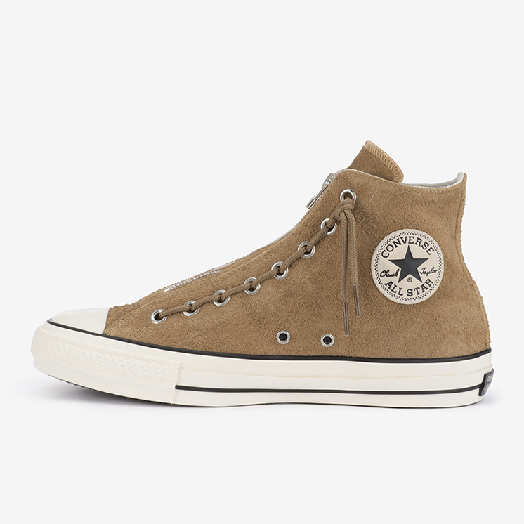 TSU 日本代購CONVERSE SUEDE ALL STAR 100 CENTERZIP HI 麂皮拉鍊