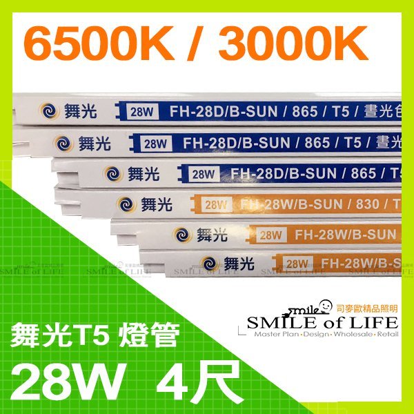 舞光T5燈管3尺21W-4尺28W 色溫3000K ☆司麥歐LED精品照明