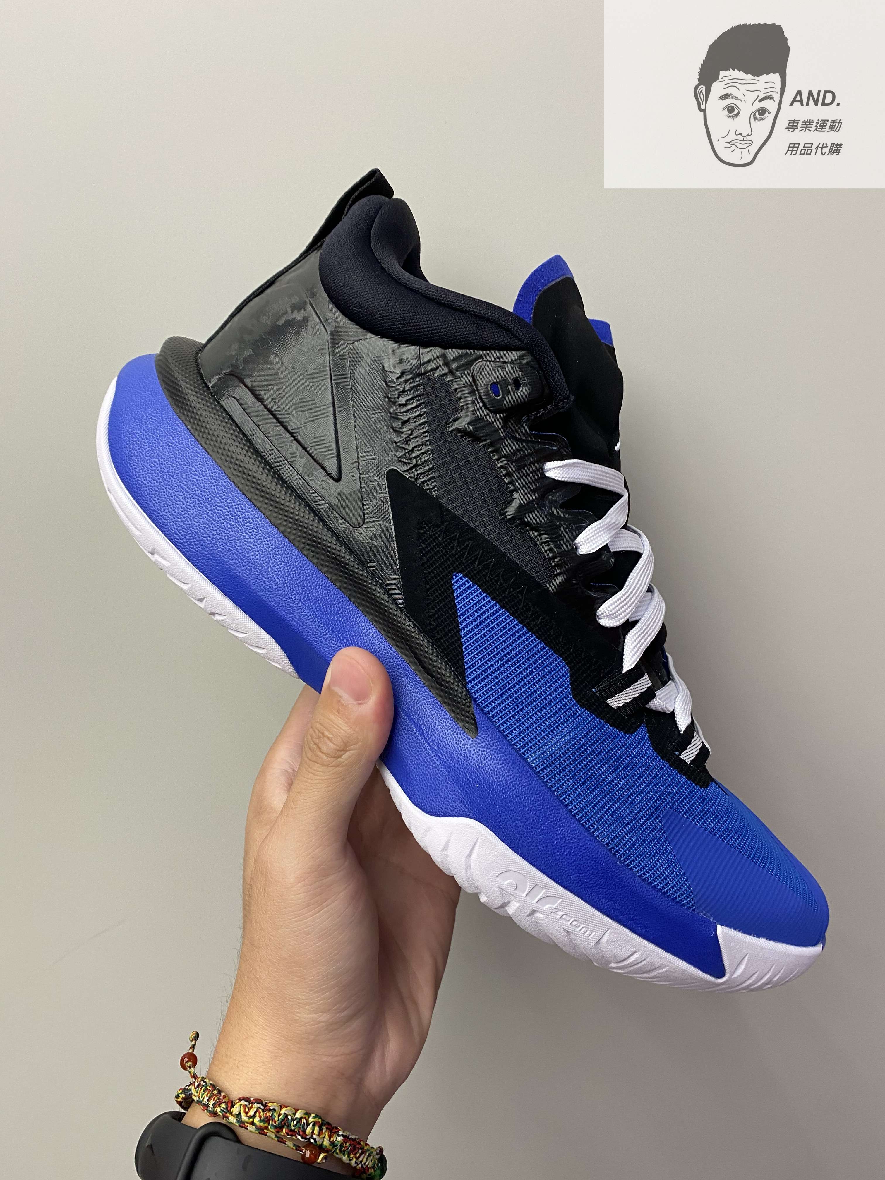 【AND.】NIKE JORDAN ZION 1 PF 黑藍 耐磨底 籃球鞋 男款 DA3129-004