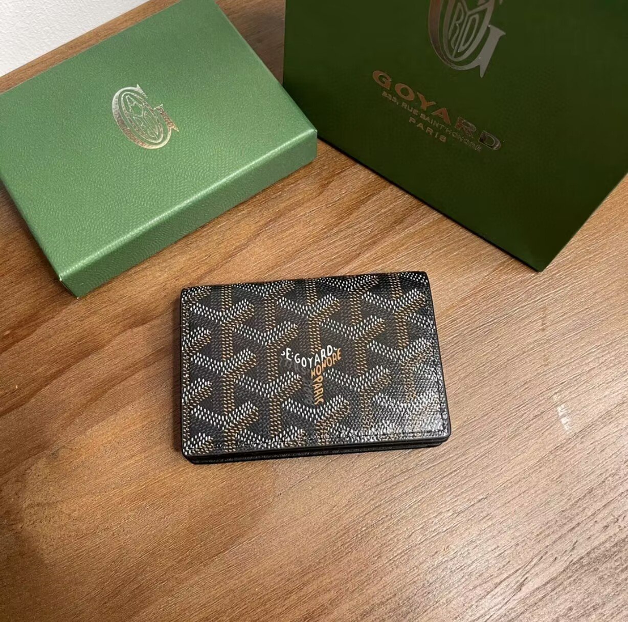 七七家 二手 goyard 戈雅 Malesherbes 卡夾卡片夾 名片夾  卡包 零錢包