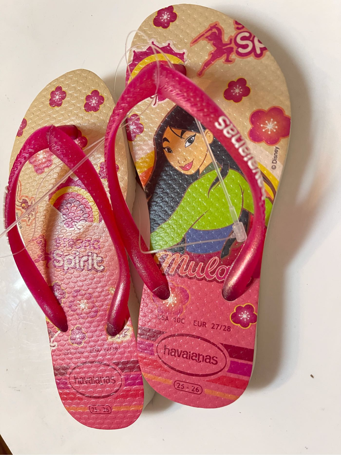 KIDS SLIM PRINC哈瓦仕Havaianas 【迪士尼聯名】花木蘭 4123328