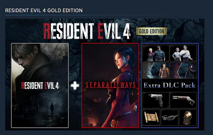 [小咪電玩]STEAM 惡靈古堡4 重製版 黃金版  Resident Evil 4 生化危機4 PC 電腦版