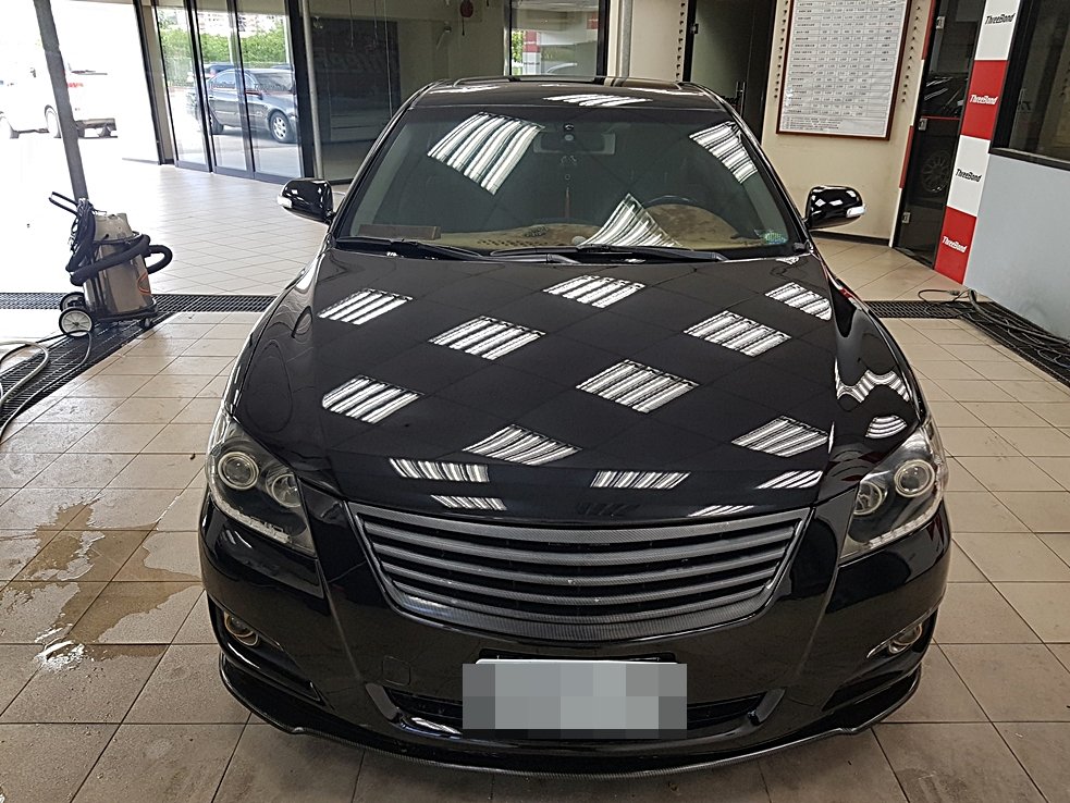 艾仕得Cromax 668S MS中固金油 全車烤漆 改顏色 TOYOTA CAMRY  顏色：貴族黑(202)