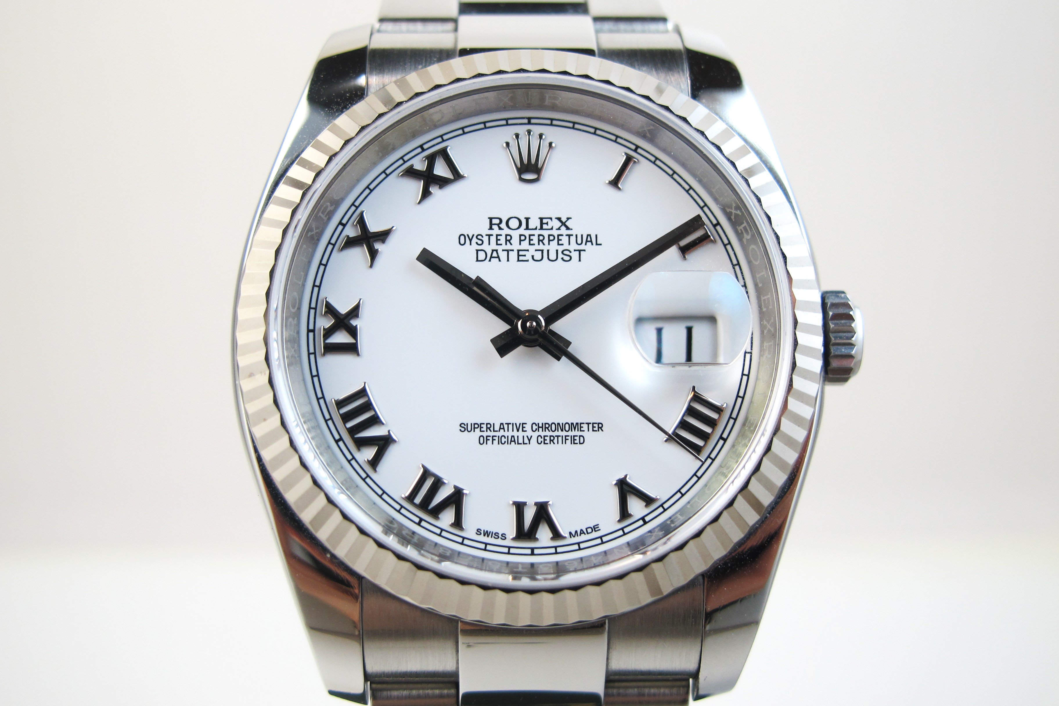 MOTAFISH ROLEX 勞力士 DATEJUST 116234 白面羅馬時標 36mm 盒單齊全 錶況優