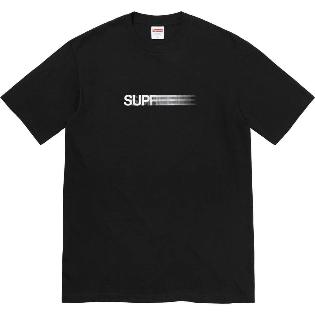 日貨代購CITY】2023SS Supreme Motion Logo Tee 黑色幻影陰影短T 短袖