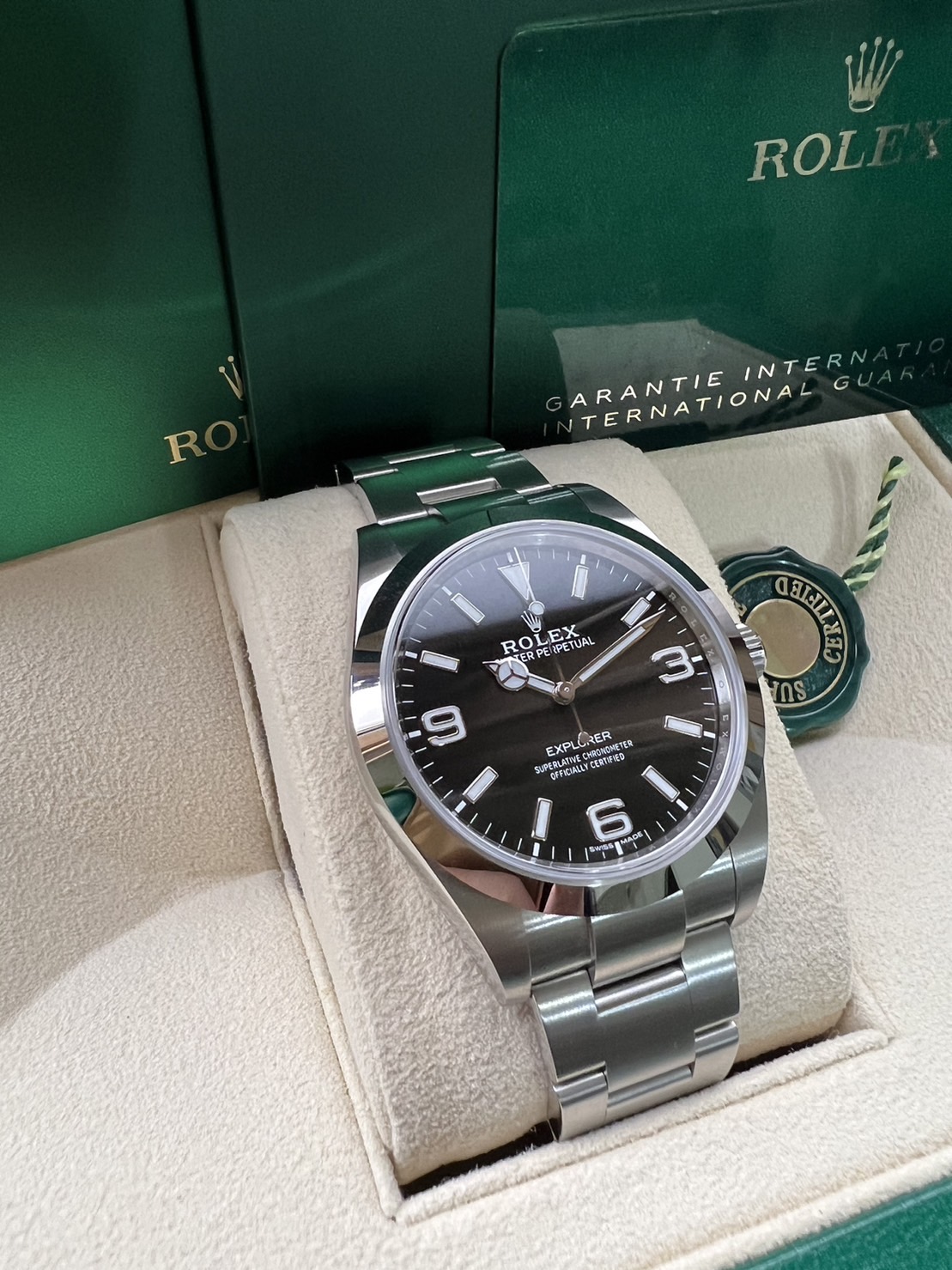 ROLEX 勞力士 214270 探險家一號 2023年保卡