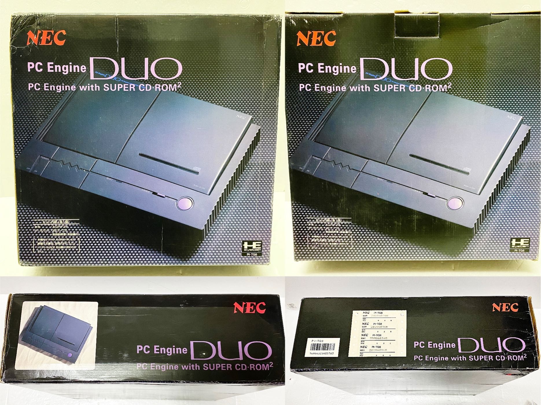 NEC PC Engine DUO with Super CD-Rom2 主機 PCE 二合一主機 日本製