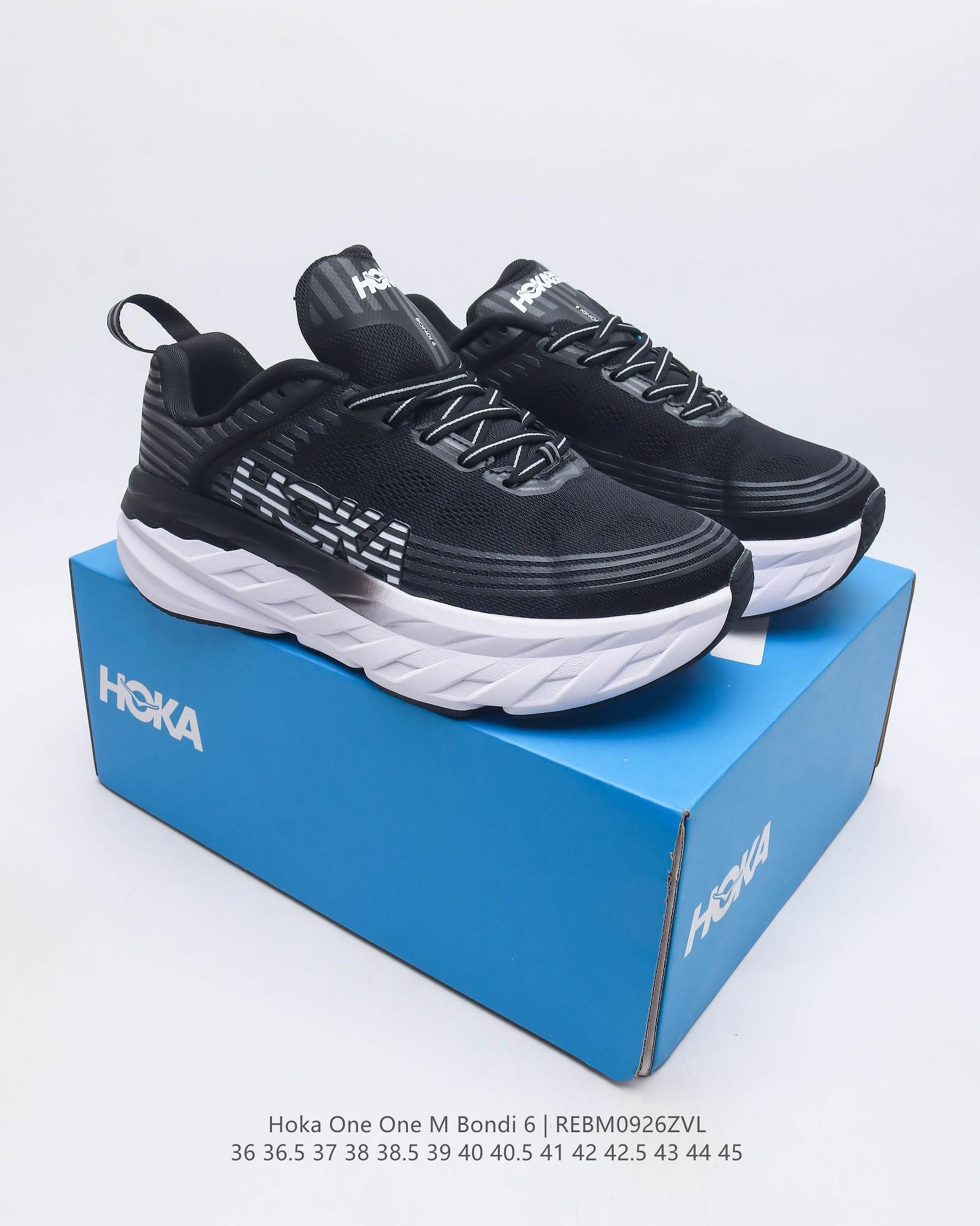 HOKA ONE ONE M BONDI 6 邦代6跑鞋 緩沖新境界 時尚輕量跑步鞋 潮流搭配