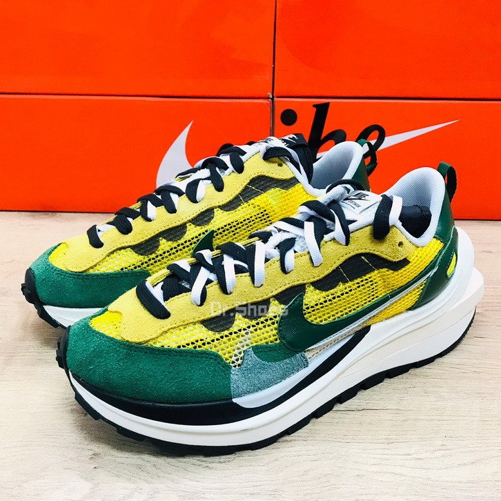 Dr.Shoes 】現貨Nike Vaporwaffle Sacai 聯名黃綠CV1363-700 大尺寸