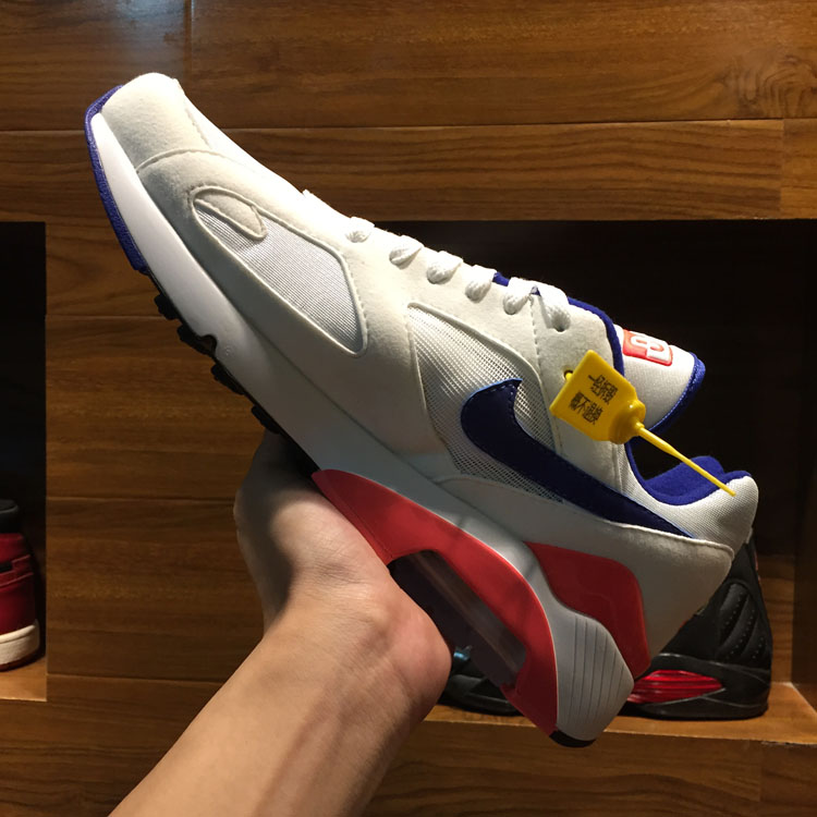 NIKE Air Max 180 OG 復古氣墊網布麂皮休閒運動慢跑鞋男鞋615287 100