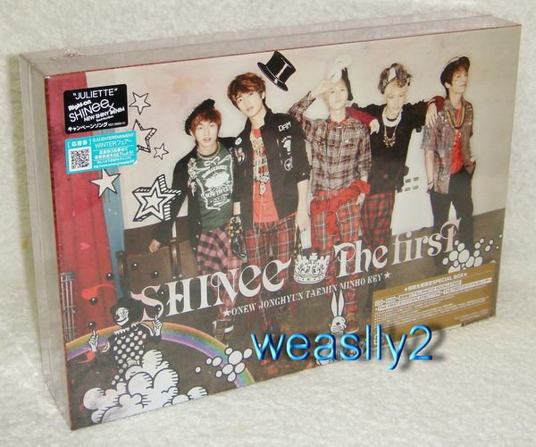 1000年永遠留在我身邊)SHINee THE FIRST SPECIAL BOX(日版限定CD+ DVD+