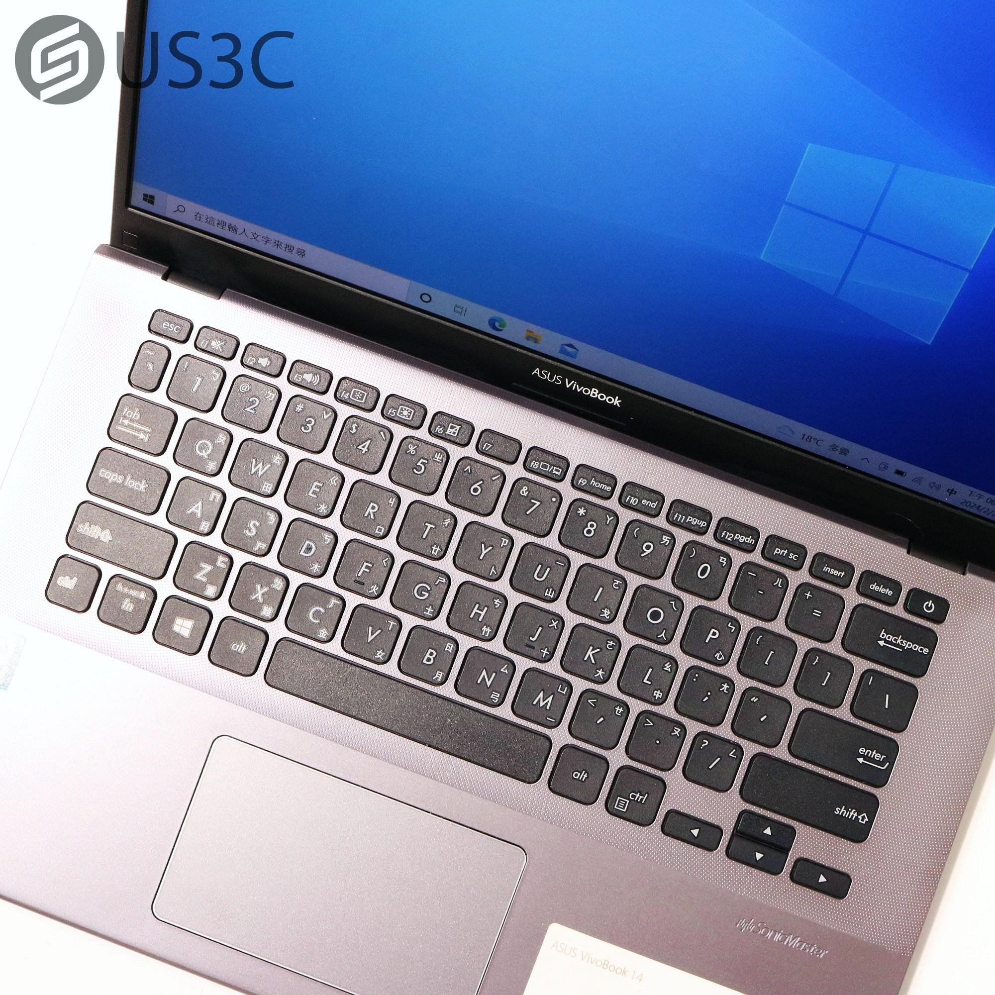 【us3c 青海店】【一元起標】華碩 Asus Vivobook X412fa 14吋 Fhd I5 8265u 4g 512g Ssd 文書型電腦 二手筆電 Yahoo奇摩拍賣