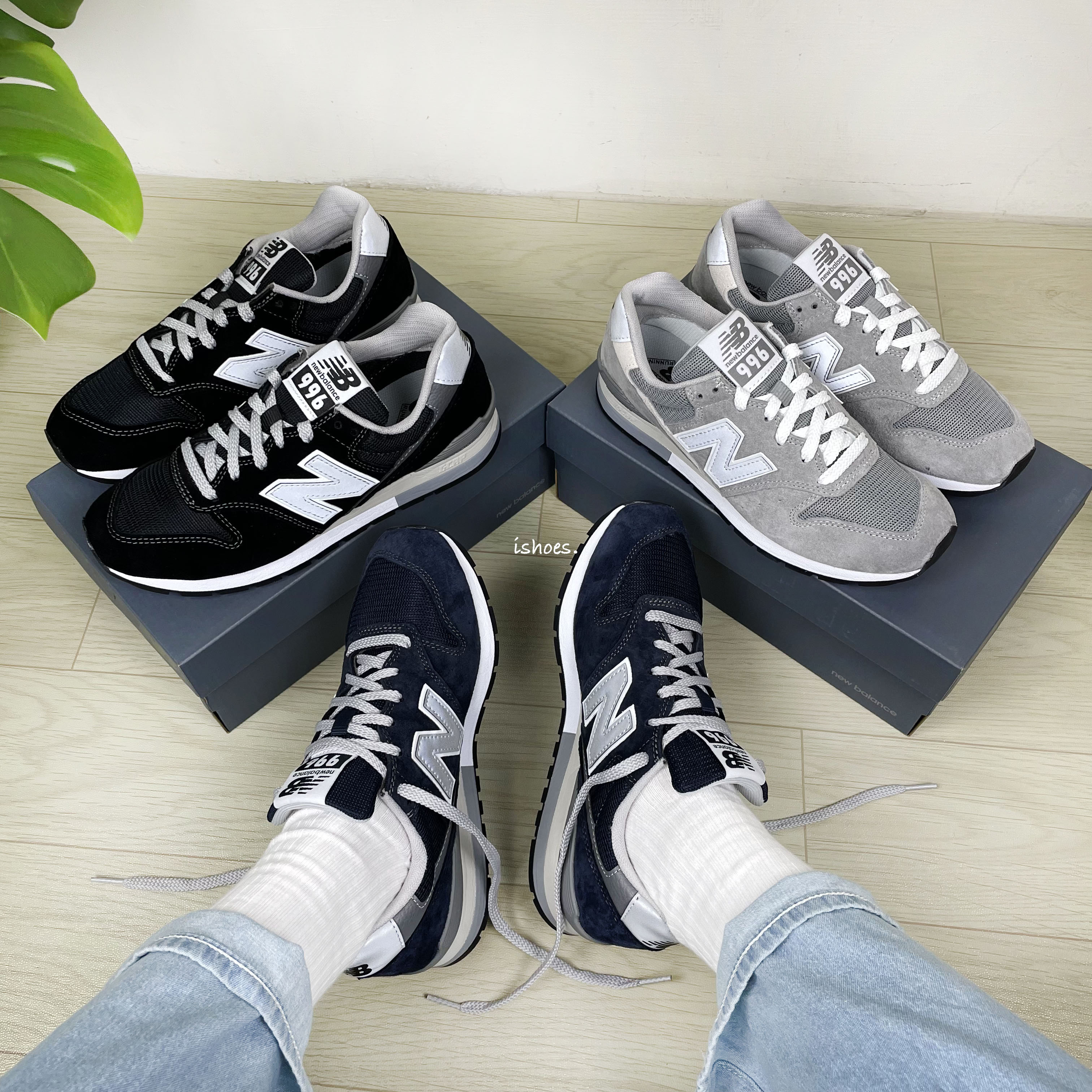 現貨iShoes正品New Balance 996 情侶鞋余文樂復古休閒鞋CM996GR2
