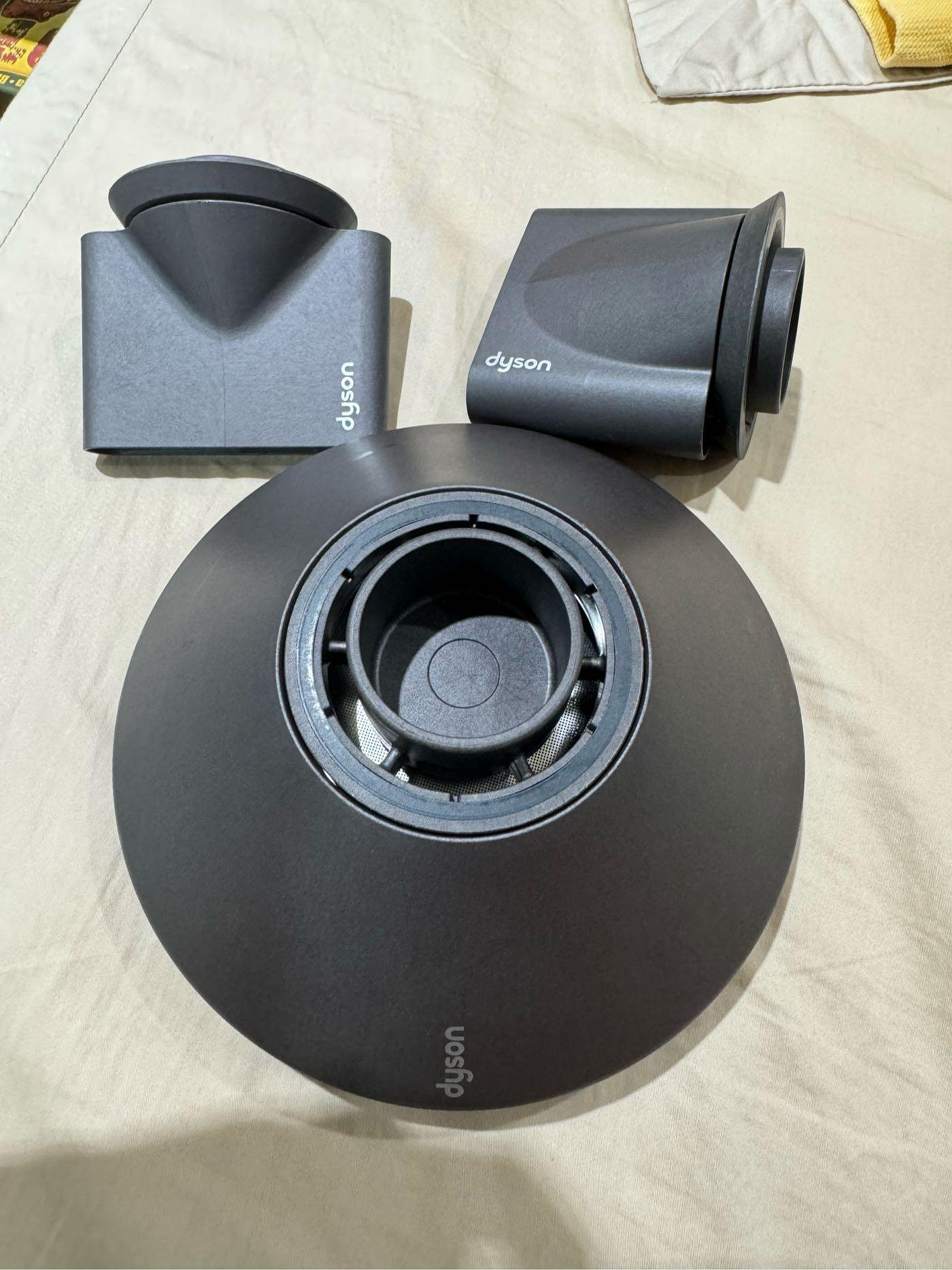 Dyson 戴森 HD08吹風機原廠配件-1.全新造型集風吹嘴 2.捲髮烘罩 3.全新順髮吹嘴