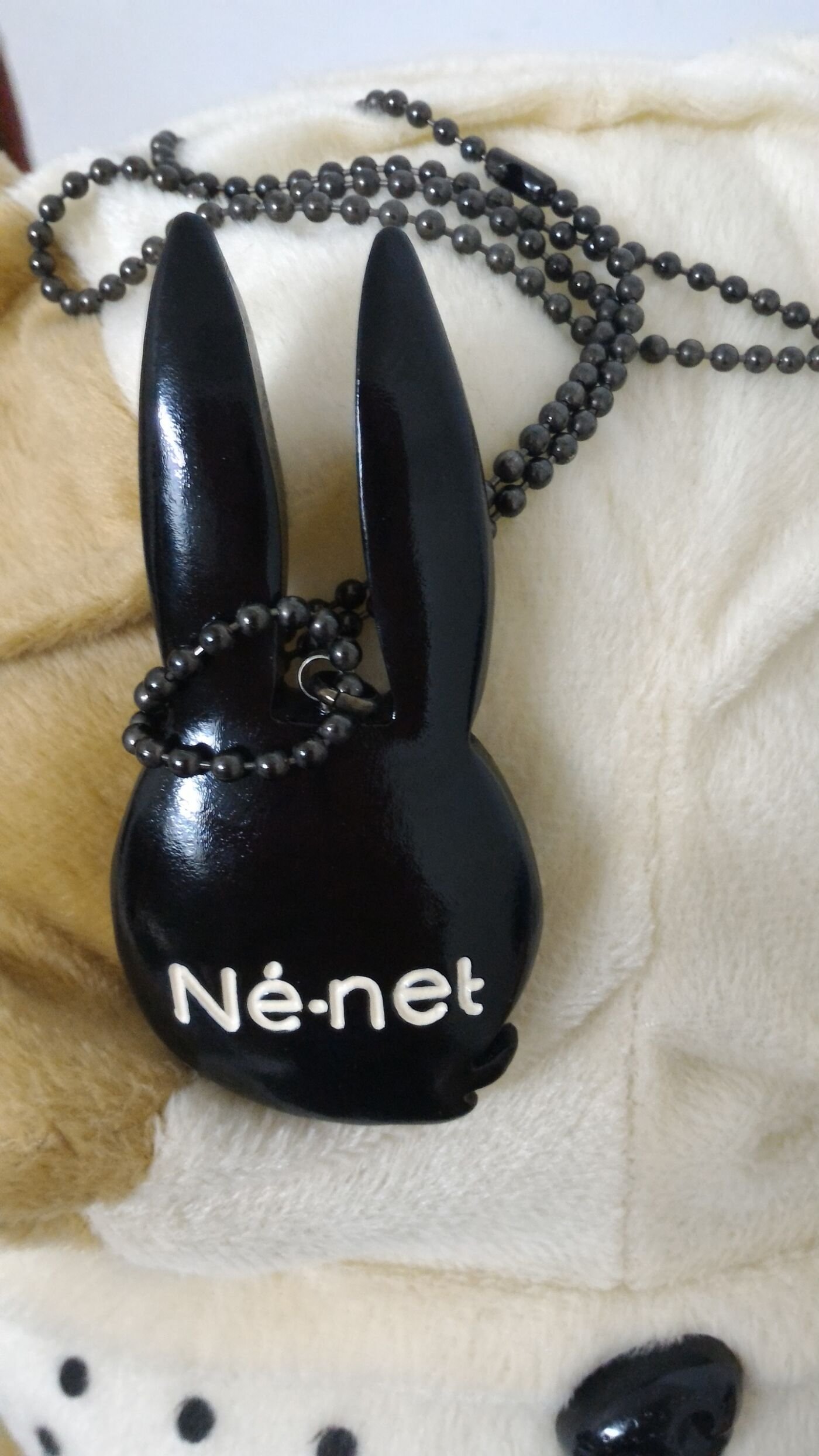 日本設計師品牌Ne-net可愛貓大耳朵木頭長鍊
