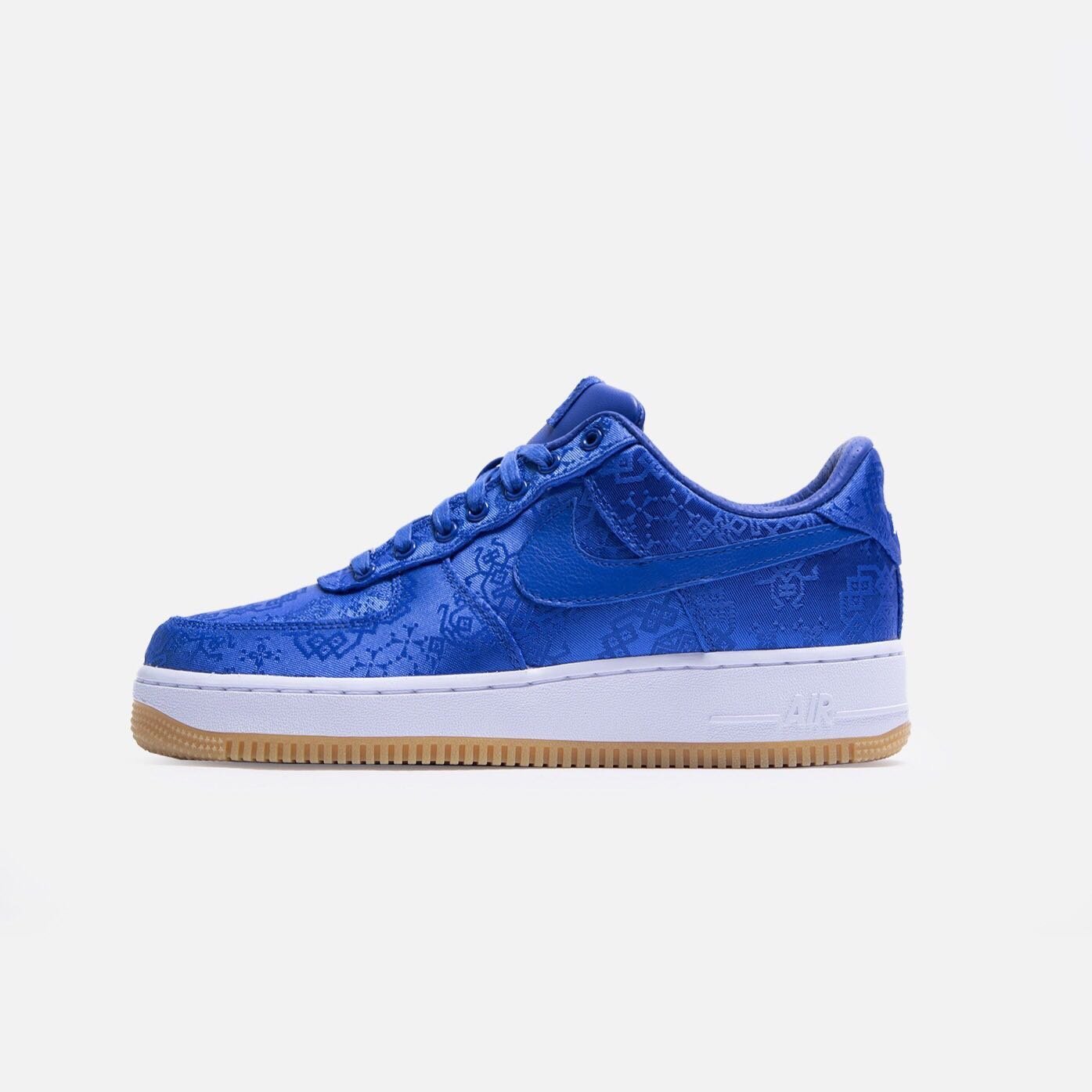 現貨+代購- Clot x Nike Air Force 1 Blue Silk 藍絲綢陳冠希CJ5290