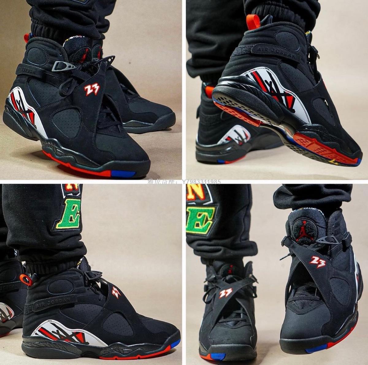 Air Jordan 8 “Playoffs” 黑彩百搭耐磨籃球鞋305381-062 | Yahoo奇摩拍賣