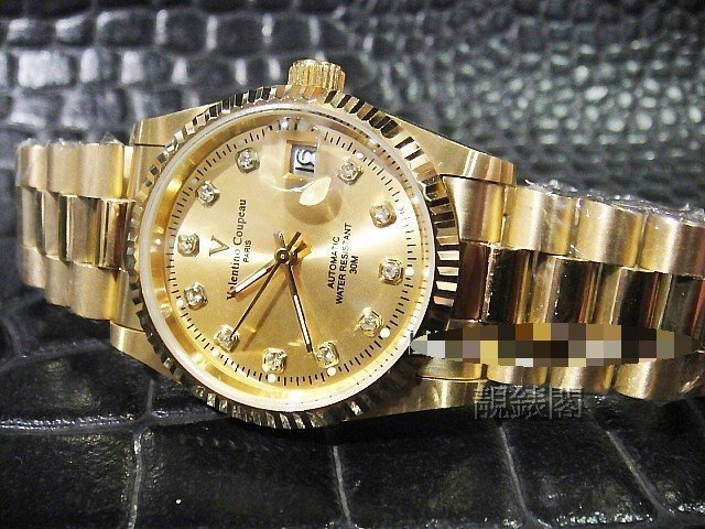 【靚錶閣】紅蟳金蠔仕機械錶‧非ROLEX 勞力士